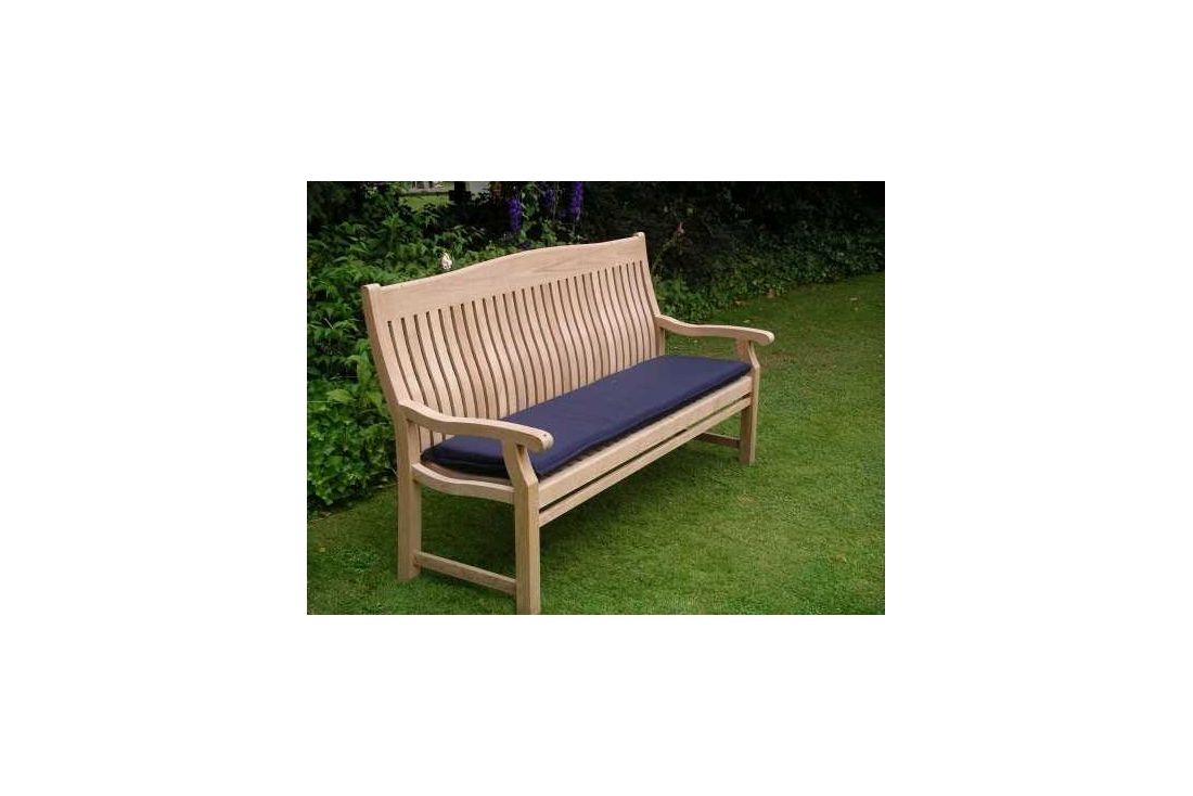 Outdoor Cushion For 150cm Bench - Navy Blue