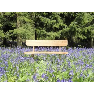 Romance teak bench