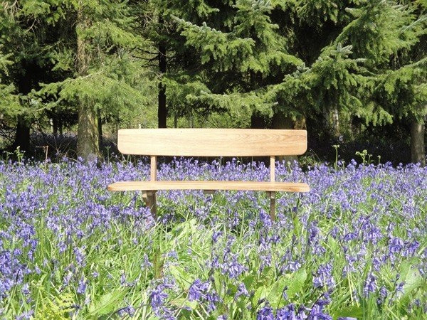 Romance teak bench