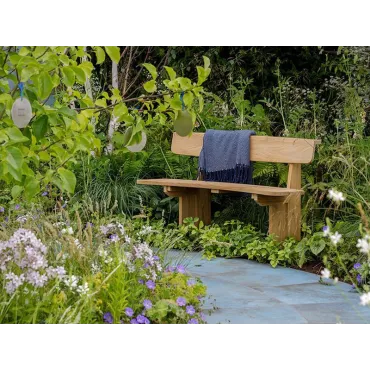 Romance teak bench