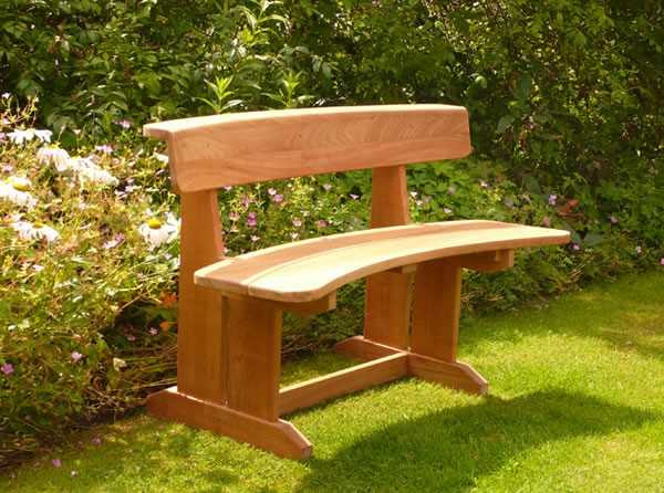 Romance teak bench