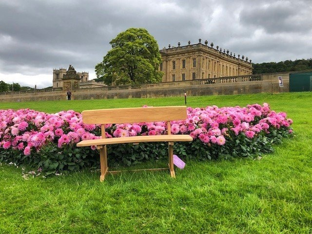 Romance teak bench