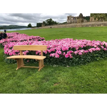 Romance teak bench