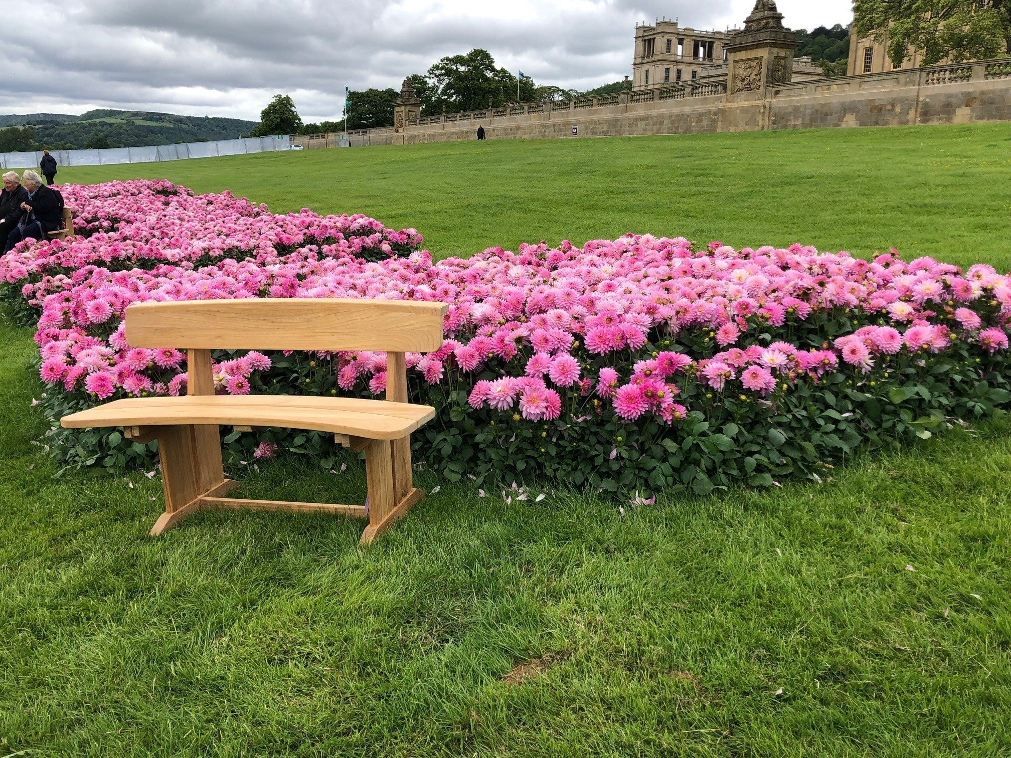 Romance teak bench
