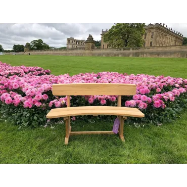 Romance teak bench