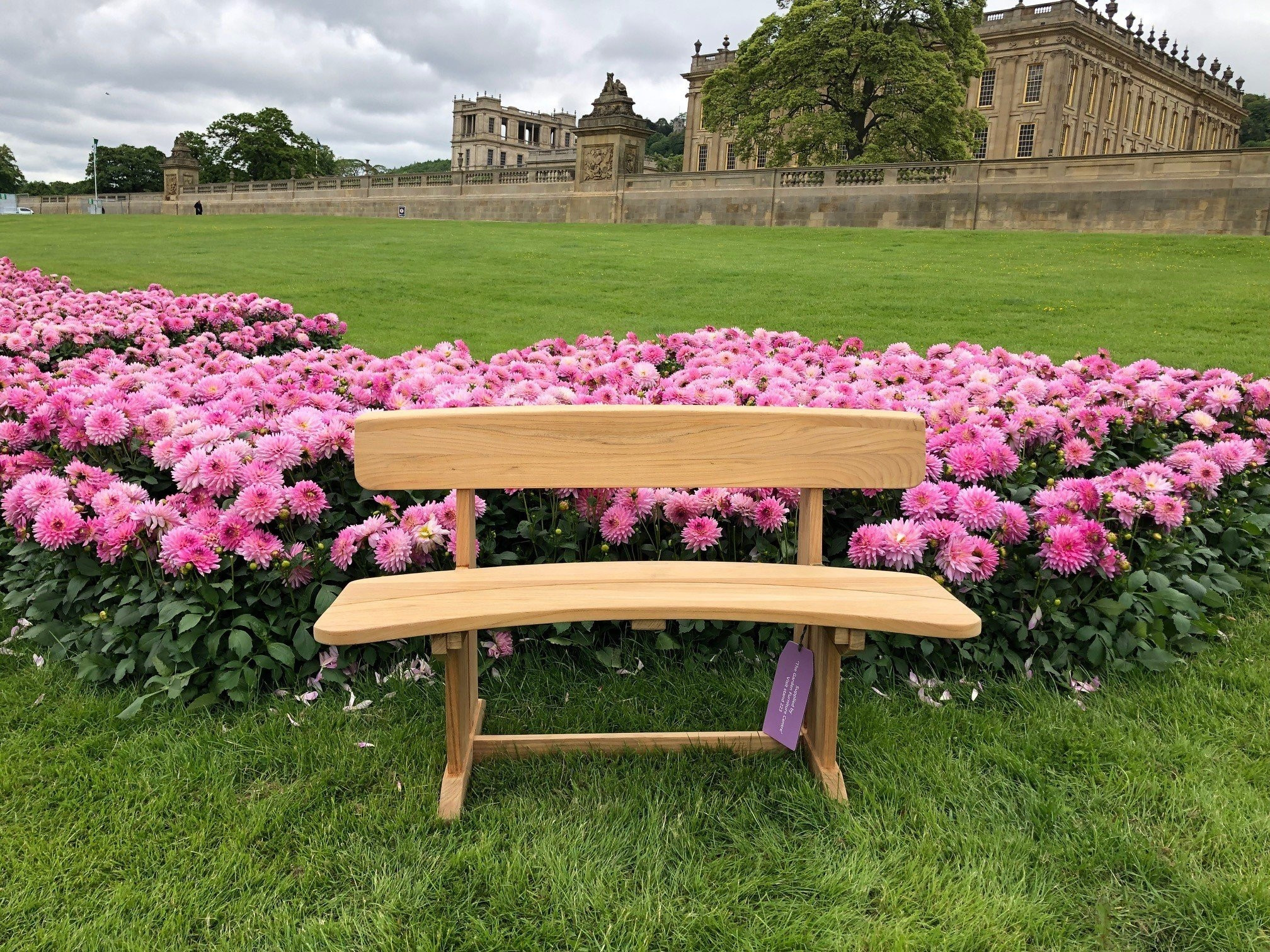 Romance teak bench