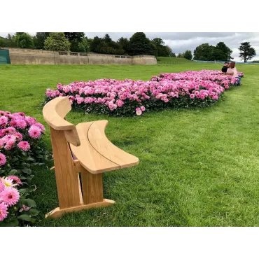 Romance teak bench