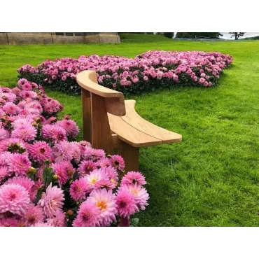 Romance teak bench