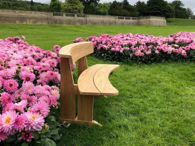 Romance teak bench