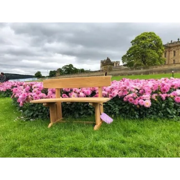 Romance teak bench
