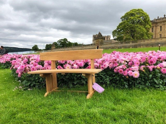 Romance teak bench