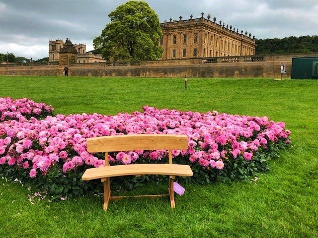 Romance teak bench