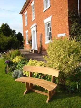Romance teak bench
