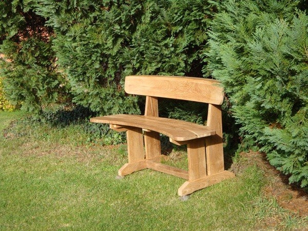 Romance teak bench