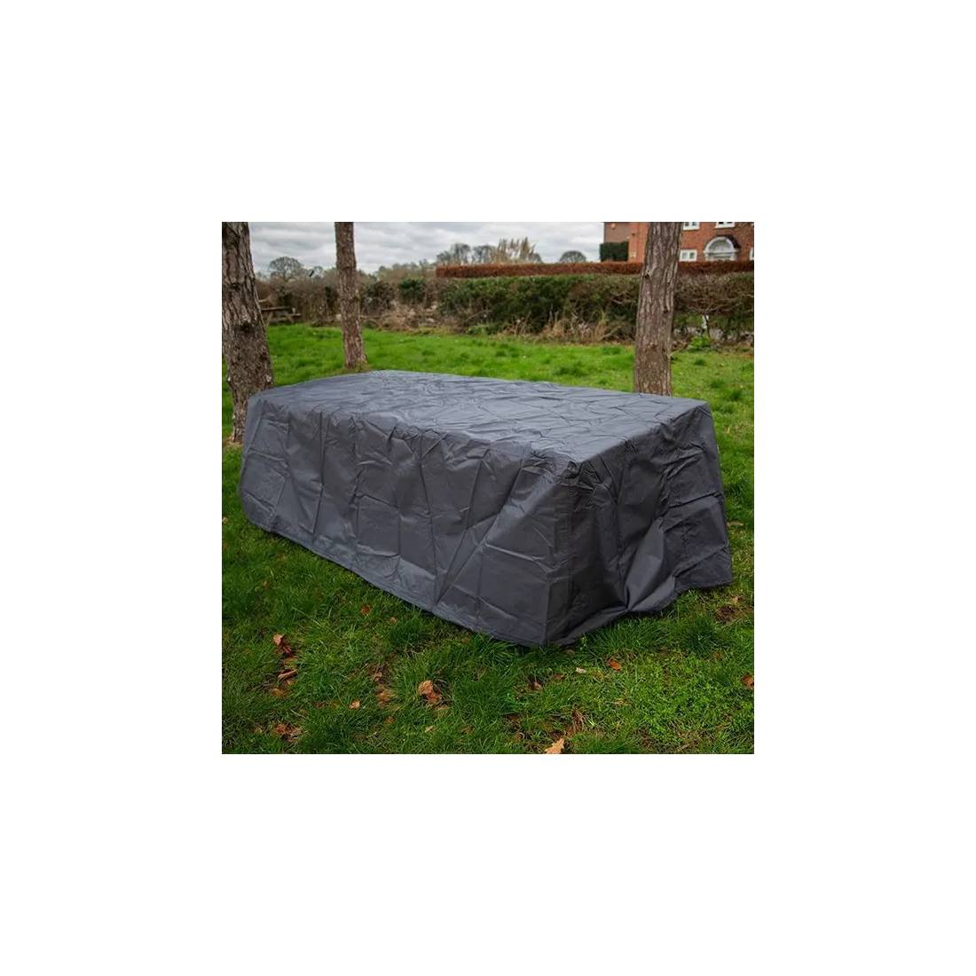 Rectangular Table Weather Cover Breathable | Large  - 1