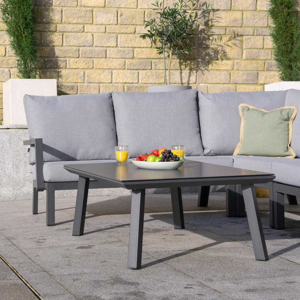 Vogue Aluminium Large Corner Lounging Set