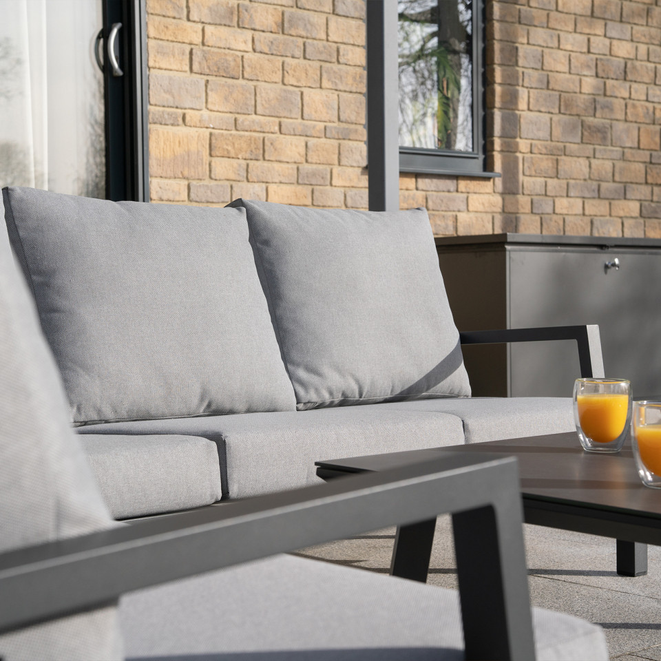 Vogue Aluminium Large Corner Lounging Set