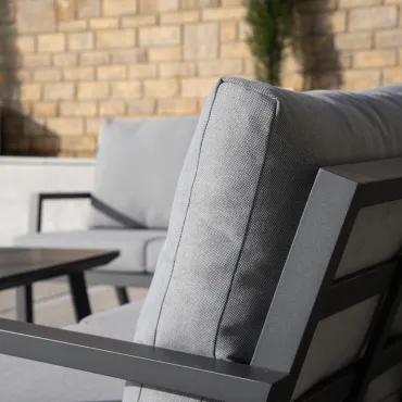 Vogue Aluminium Large Corner Aluminium Lounging Set