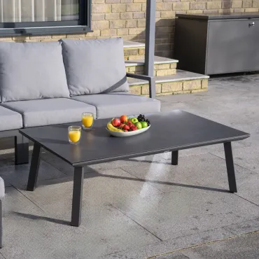 Vogue Aluminium Large Corner Aluminium Lounging Set