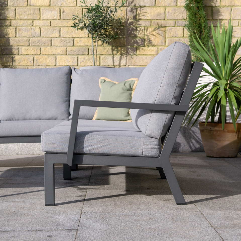 Vogue Aluminium Large Corner Lounging Set