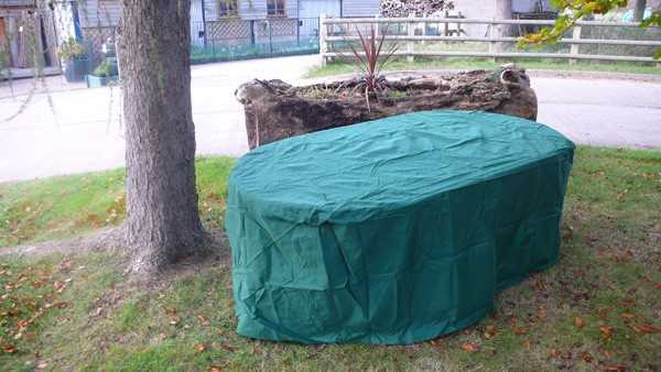 Breathable Rectangular Table Weather Cover - Large