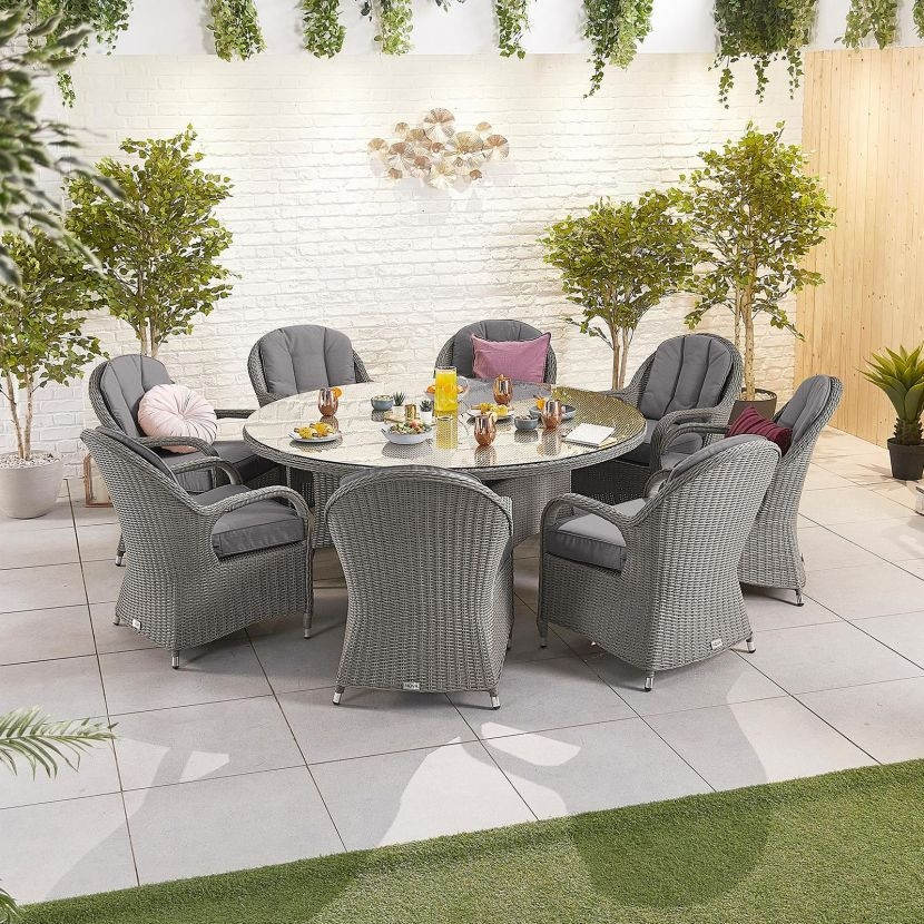 Leeanna 8 Seat Dining Set