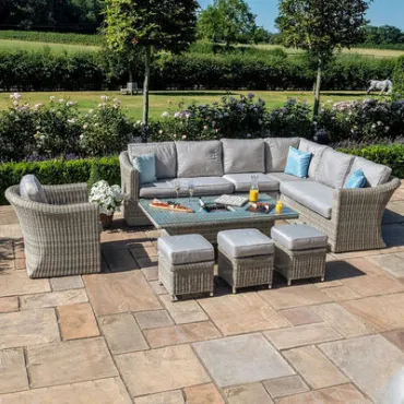 Oxford Deluxe Corner Dining With Rising Table & Armchair