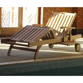 Stratford sun lounger With drinks tray - 6