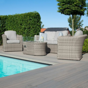 Oxford 2 Seat Set - With Firepit Coffee Table  - 13