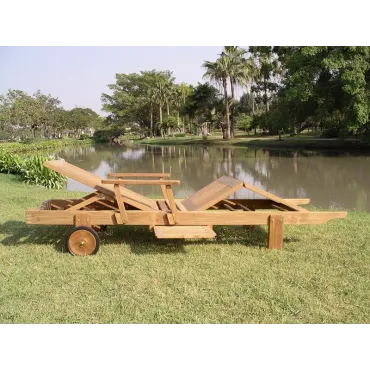 Stratford sun lounger With drinks tray
