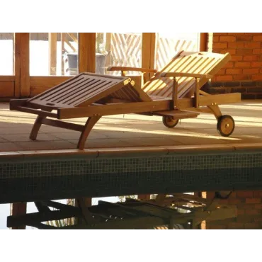Stratford Sun Lounger with Drink tray