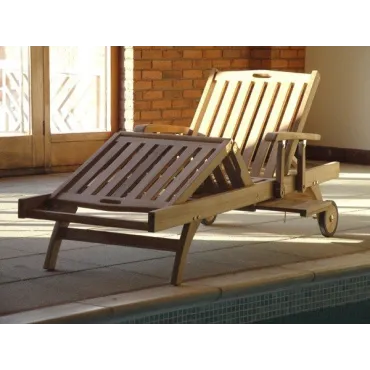 Stratford Sun Lounger with Drink tray