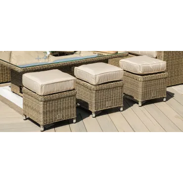 Winchester Deluxe Large Corner Dining Set - With Rising Table & Armchair