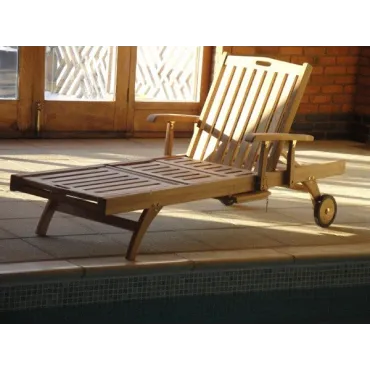 Stratford Sun Lounger with Drink tray