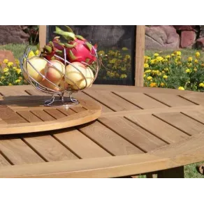 Lazy Susan 75cm Diameter - Certified Teak