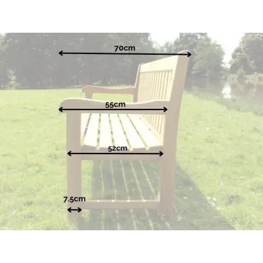 Britannia Teak Bench 150cm
