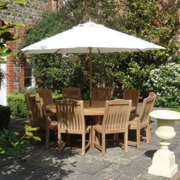 Malvern Teak Dining set 10 - Certified