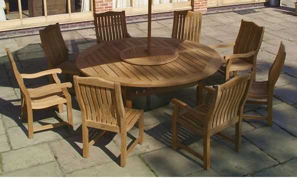 Malvern Teak Dining set 10 - Certified