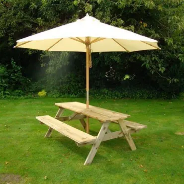 Sherwood FSC picnic table - 140cm  - 6