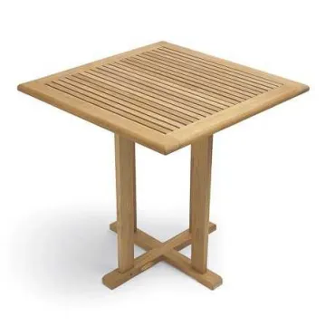 Cafe FSC 75cm sq teak table