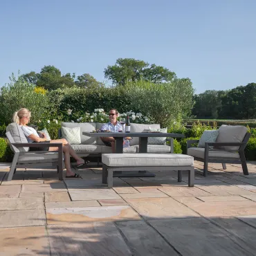 New York 3 Seat Sofa Set - With Rising Table  - 4
