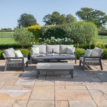 New York 3 Seat Sofa Set - With Rising Table  - 9