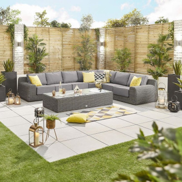 Luxor 4A Rattan Corner Sofa Set  - 6