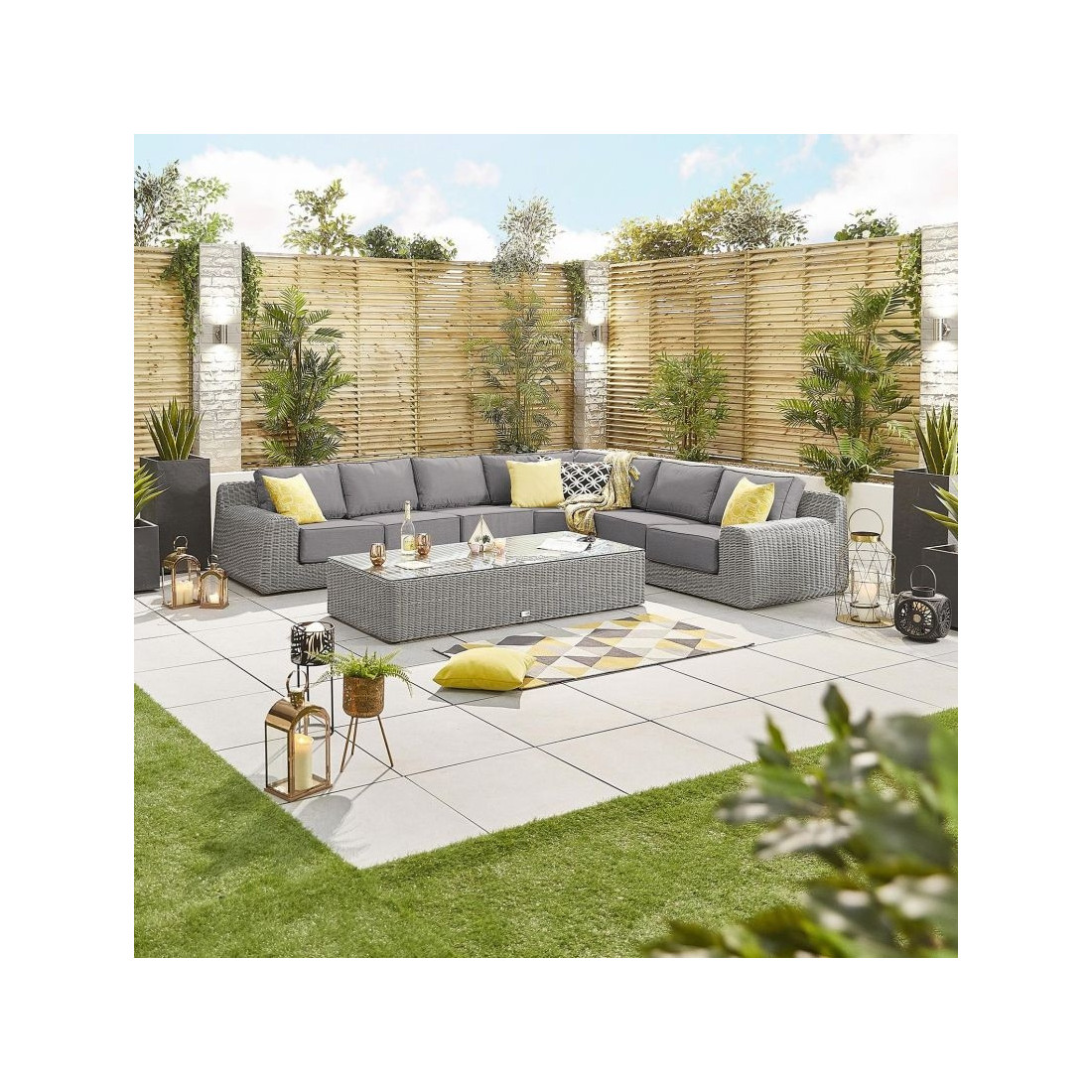 Luxor 4A Rattan Corner Sofa Set  - 1