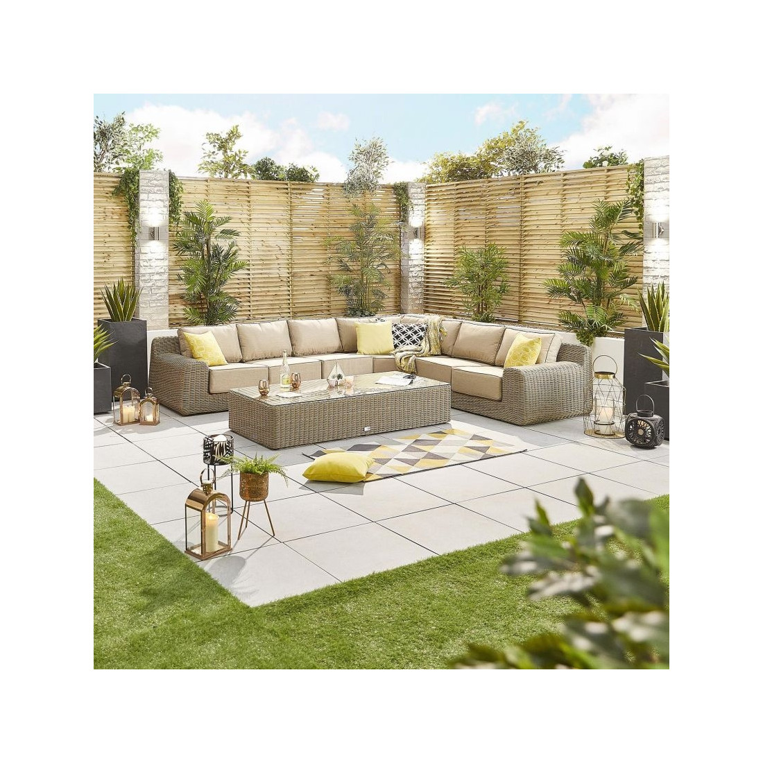 Luxor 4A Rattan Corner Sofa Set  - 2