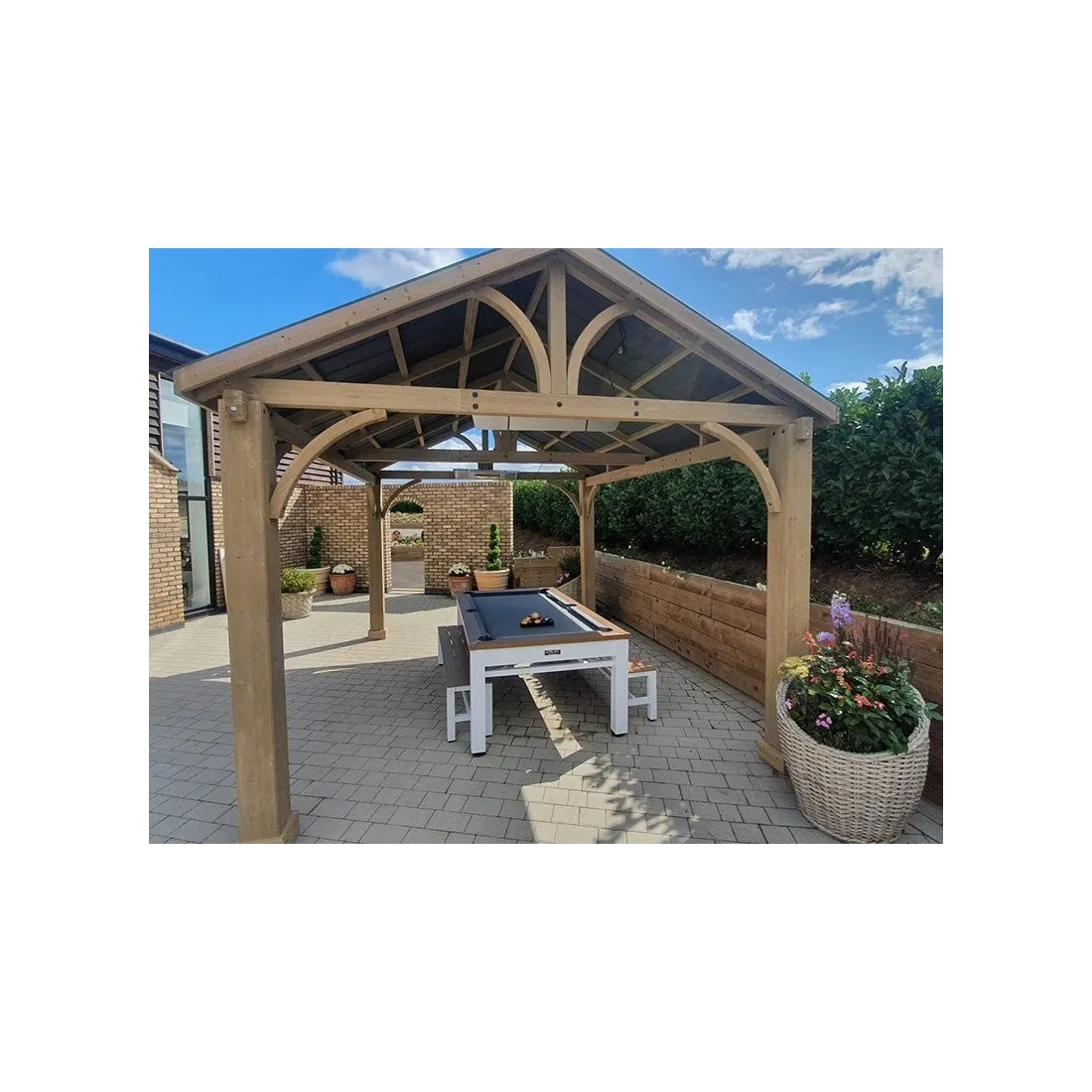 Wooden Gazebos Cedar Gazebo 4.2 X 3.6M | FSC® Certified Wooden Gazebos Cedar Gazebo 4.2 X 3.6M | FSC® Certified