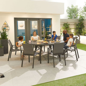 Roma 8 Seat Round Dining Set  - 1