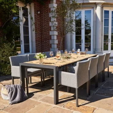 Aluminium Teak Tables Rialto Table
