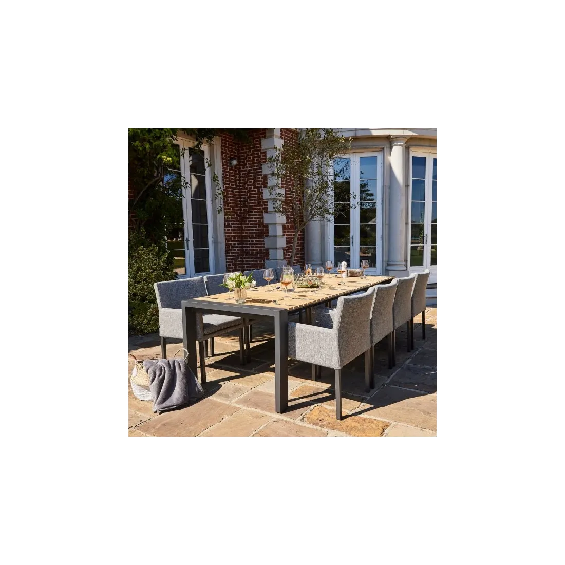 Aluminium Teak Tables Rialto Table Aluminium Teak Tables Rialto Table