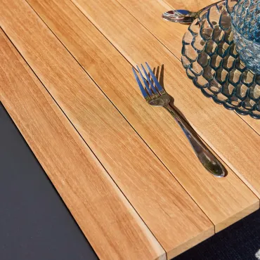 Aluminium Teak Tables Rialto Table